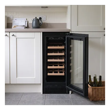 Iceking IKWC300BK 30cm Single Zone Wine Cooler,Black