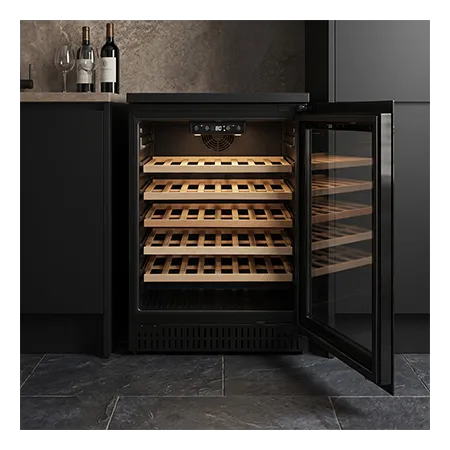 Iceking IKWC600BK 60cm Single Zone Wine Cooler,Black