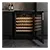 Iceking IKWC600BK 60cm Single Zone Wine Cooler,Black