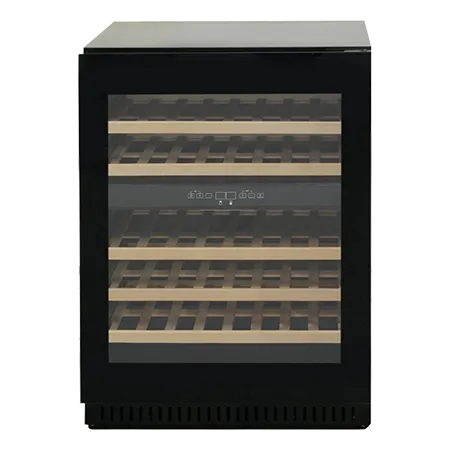 Iceking IKWC605BK 60cm Dual Zone Wine Cooler, Black