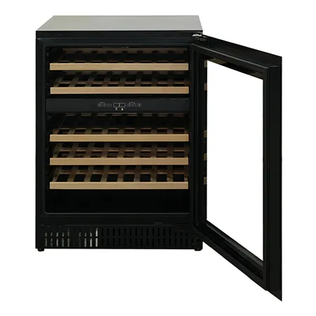 Iceking IKWC605BK 60cm Dual Zone Wine Cooler, Black