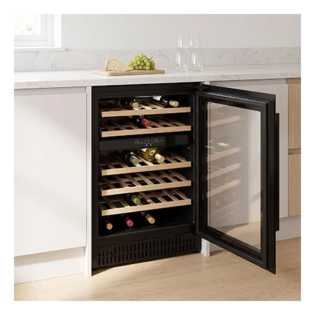 Iceking IKWC605BK 60cm Dual Zone Wine Cooler, Black