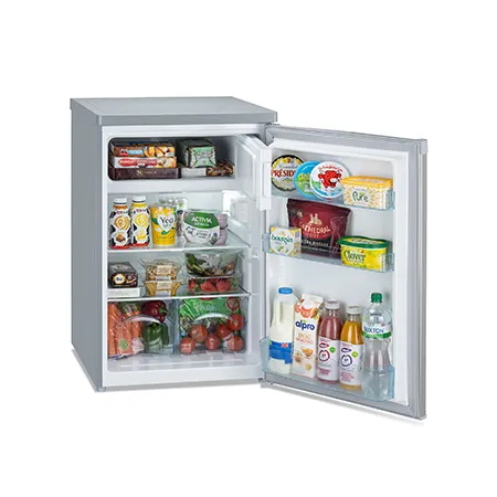 Iceking RHK551ES FreestandingUndercounter Larder Fridge With Icebox, Silver
