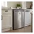 Iceking RHK551ES FreestandingUndercounter Larder Fridge With Icebox, Silver