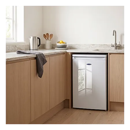 Iceking RHK551EW Undercounter Larder Fridge with Icebox,  White