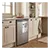 Iceking RHL550ES Freestanding Undercounter Larder Fridge, Silver