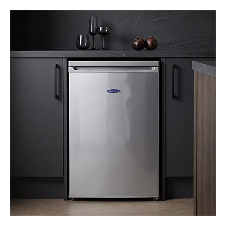 Iceking RHL550ES Freestanding Undercounter Larder Fridge, Silver