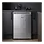 Iceking RHL550ES Freestanding Undercounter Larder Fridge, Silver