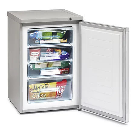 Iceking RHZ552ES Freestanding Undercounter Freezer, Silver