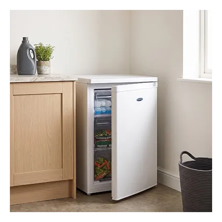 Iceking RHZ552EW Freestanding Undercounter Freezer, White