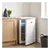 Iceking RHZ552EW Freestanding Undercounter Freezer, White