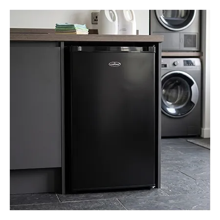 Iceking RK113BK FreestandingUndercounter Larder Fridge, Black