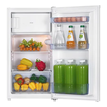 Iceking RK113EW Freestanding (Undercounter Larder Fridge with Icebox,  White