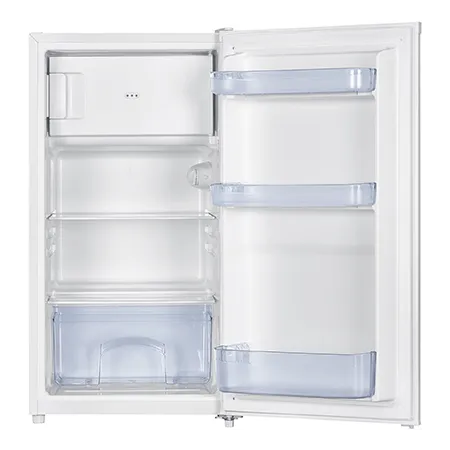 Iceking RK113EW Freestanding (Undercounter Larder Fridge with Icebox,  White