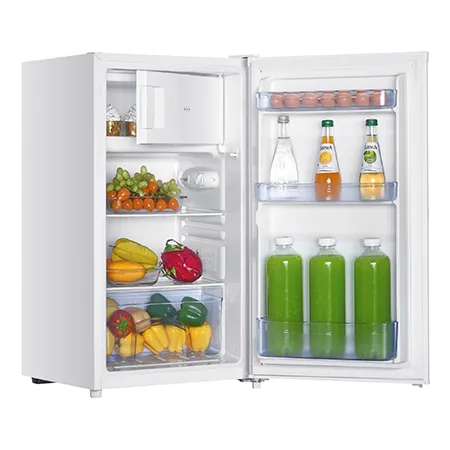Iceking RK113EW Freestanding (Undercounter Larder Fridge with Icebox,  White