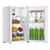 Iceking RK113EW Freestanding (Undercounter Larder Fridge with Icebox,  White