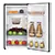 Iceking RL111BK FreestandingUndercounter Larder Fridge, Black
