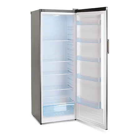 Iceking RL340ES Freestanding Tall Larder Fridge, Sliver