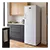 Iceking RL340EW Freestanding Tall Larder Fridge, White