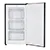Iceking RZ109BK Freestanding Undercounter Freezer, Black