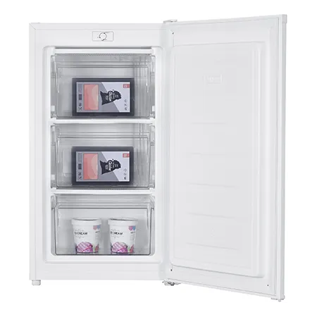 Iceking RZ109EW Freestanding Undercounter Freezer, White