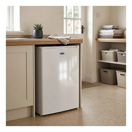 Iceking RZ109EW Freestanding Undercounter Freezer, White