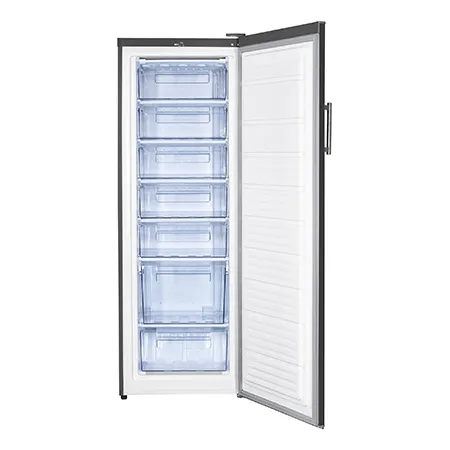Iceking RZ245ES Freestanding  Tall Larder Freezer Outbuilding Safe, Silver