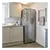 Iceking RZ245ES Freestanding  Tall Larder Freezer Outbuilding Safe, Silver