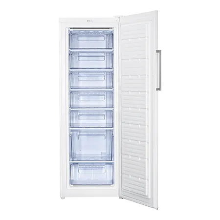 Iceking RZ245EW Freestanding  Tall Larder Freezer Outbuilding Safe, White