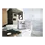 Iceking TT46EW Freestanding Tabletop Fridge with Icebox, White