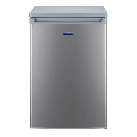 Iceking RHK551ES FreestandingUndercounter Larder Fridge With Icebox, Silver