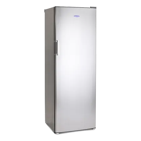 Iceking RL340ES Freestanding Tall Larder Fridge, Sliver