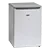 Iceking RHL550ES Freestanding Undercounter Larder Fridge, Silver