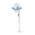 Igenix IGFD2016W Floor Standing Cooling Fan with oscillation and tilt in White colour
