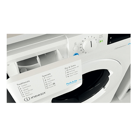 Indesit BDE96436XWUKN 9Kg / 6Kg Freestanding washer dryer with 1400 rpm