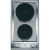 Indesit DP2EIX 2 Plate Domino Solid Plate Hob