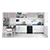 Indesit ID67G0MCXUK 60cm Gas Cooker with Double Oven