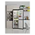 Indesit INFC850TI1KAQUA1 60cm Frost Free Fridge Freezer
