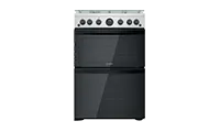 Indesit ID67G0MCXUK 60cm Gas Cooker with Double Oven