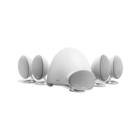 KEF E305B 5.1 Home Theatre Speaker Package in White Ex-Display Model