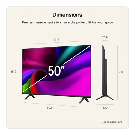 LG 50NU900B6LA 50" 4K UHD NANO AI Smart TV