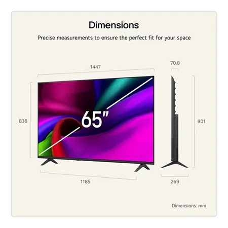 LG 65NU900B6LA 65" 4K NANO 4K UHD AI Smart TV