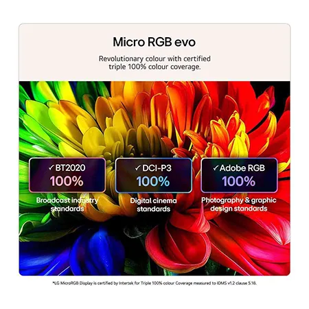 LG 86MRGB96B6B 86" 4K Micro RGB evo AI Smart TV