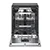 LG DBGT836R Integrated Dishwasher - 15 Place Settings