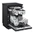 LG DFGH836P 15 Place Settings Dishwasher - Matte Black