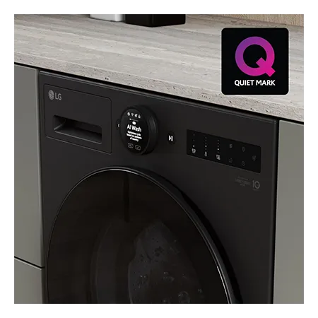 LG F4X7011TBB 11kg 1400 Spin Washing Machine - Black