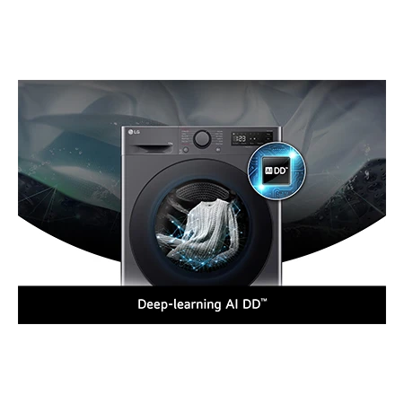 LG F4Y513GBLN1 Freestanding 13kg 1400 Spin Washing Machine - Slate Grey