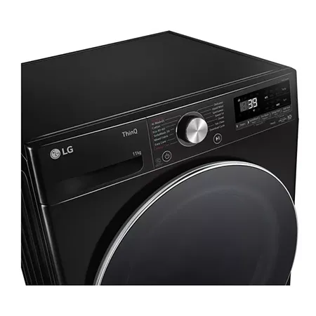 LG F4Y711NCTN1 11kg Washing Machine - Onyx Black