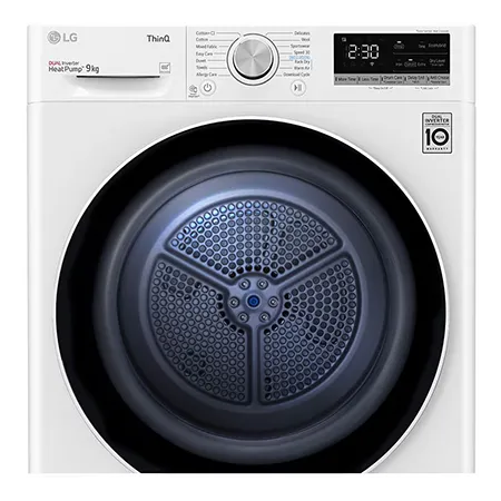 LG FDV709W 9kg Heat Pump Tumble Dryer - White