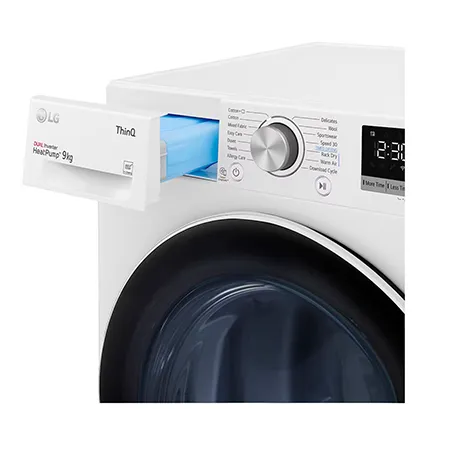 LG FDV709W 9kg Heat Pump Tumble Dryer - White